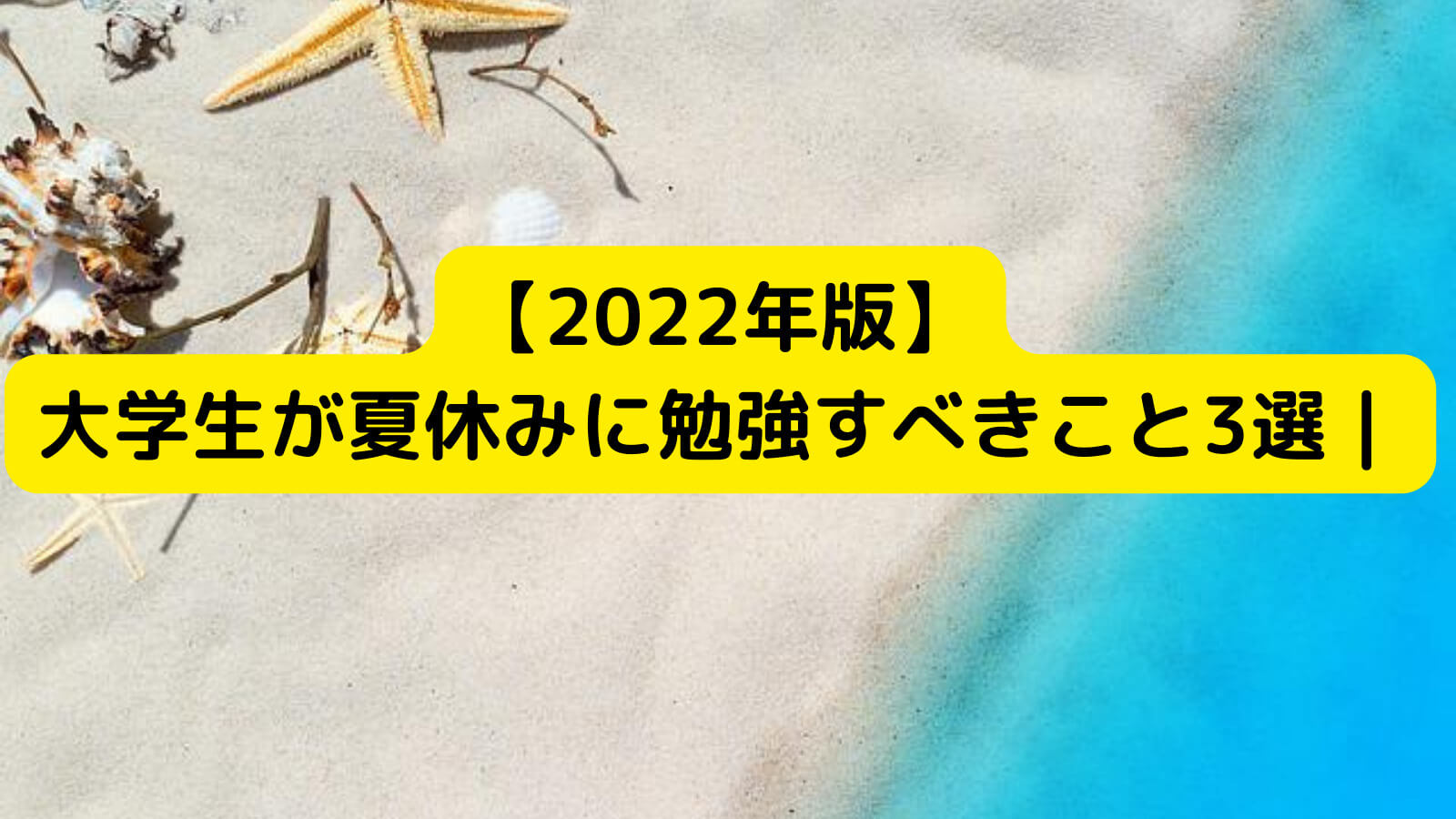 22年版 大学生が夏休みに勉強すべきこと3選 将来必ず役立つスキルを身に着ける